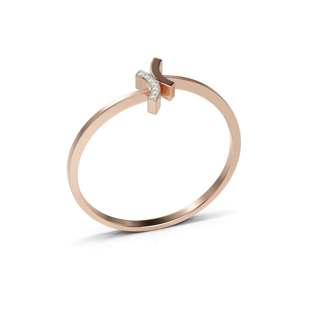 18K Urvi Gold Ring