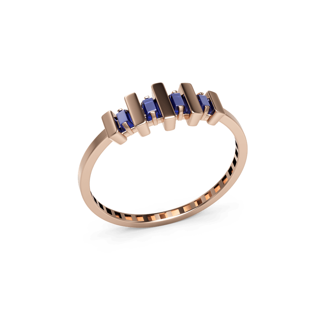 18K Ira Gold Ring