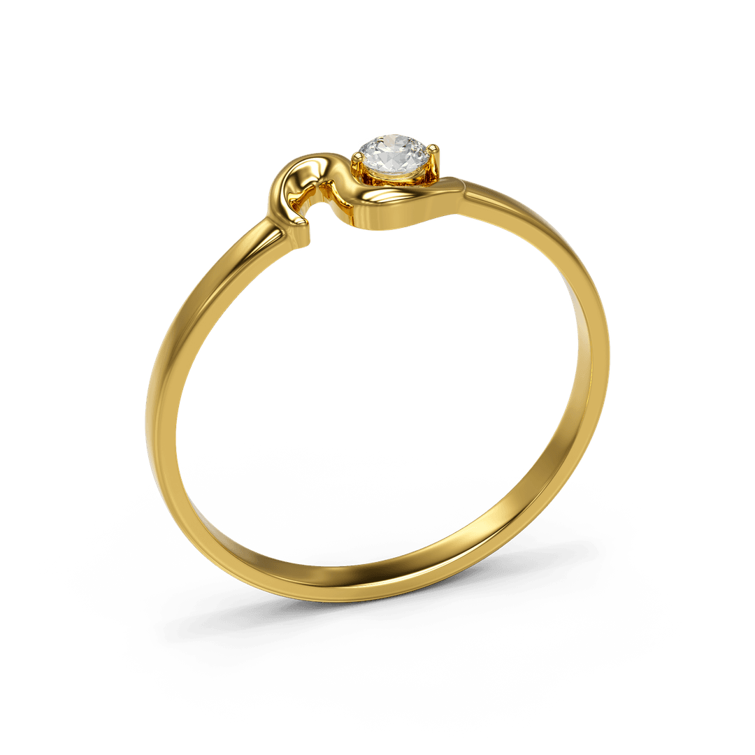 22K Clementine Gold Ring