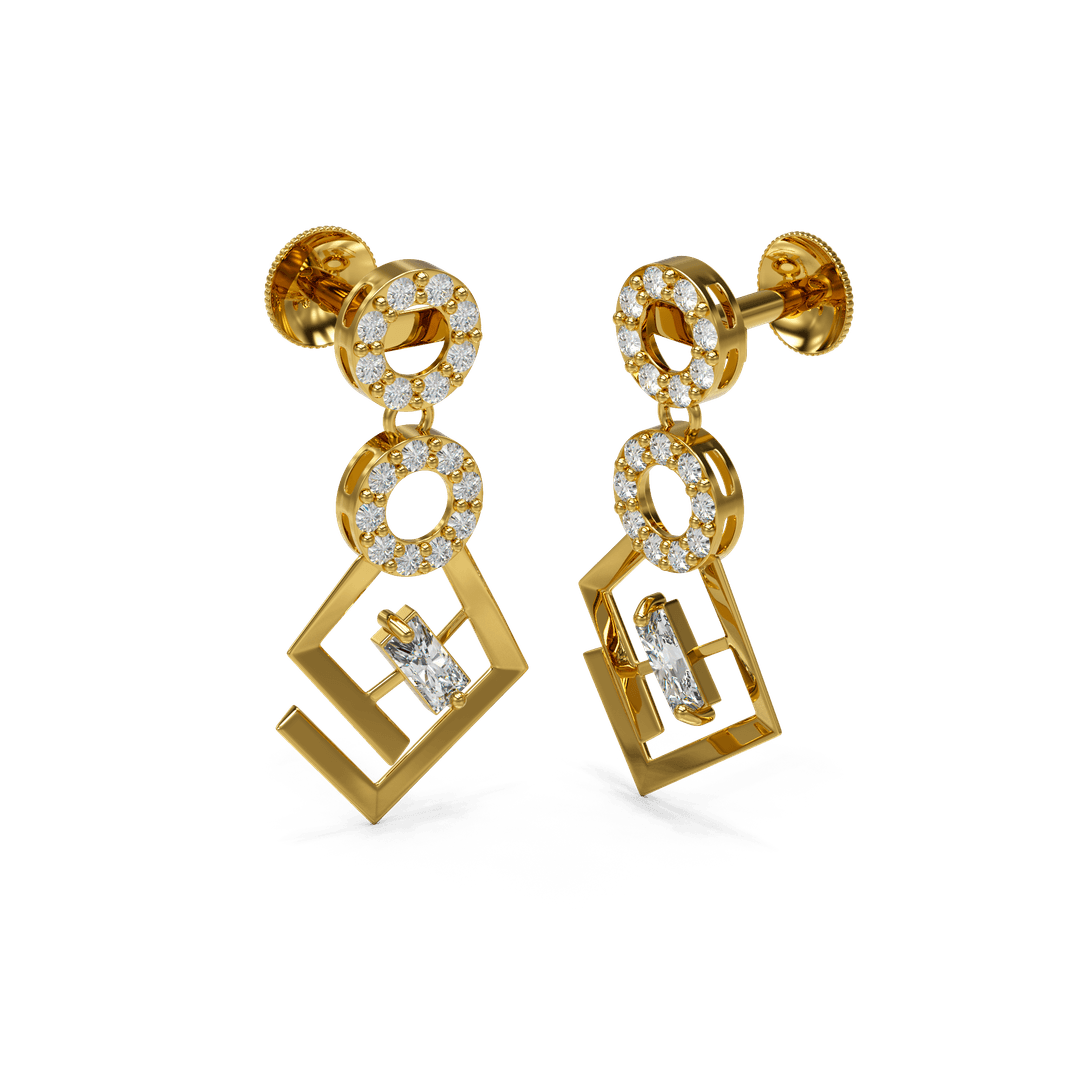 22K Abigail Gold Earring