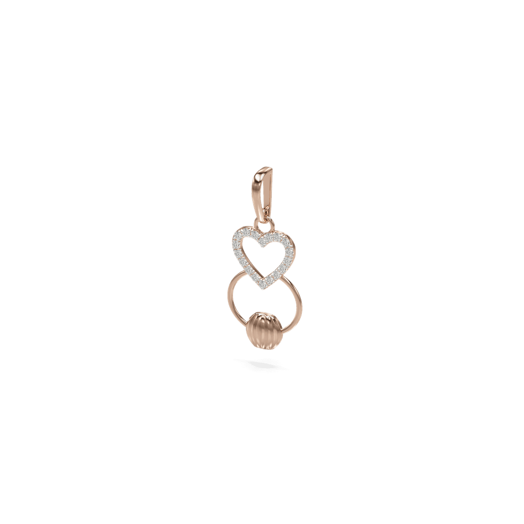 18K Aislinn Diamond Gold Pendant 