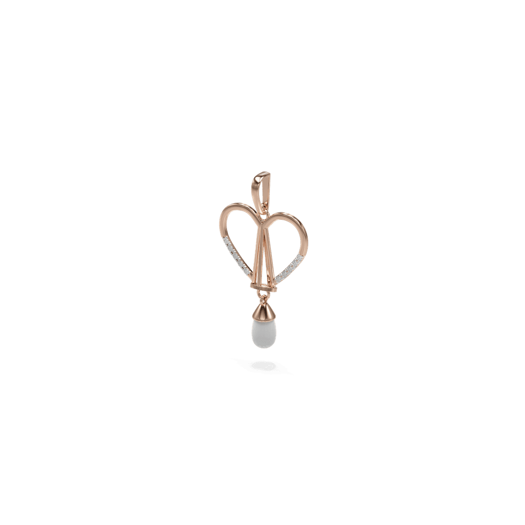 18K Luz Diamonds Gold Pendant