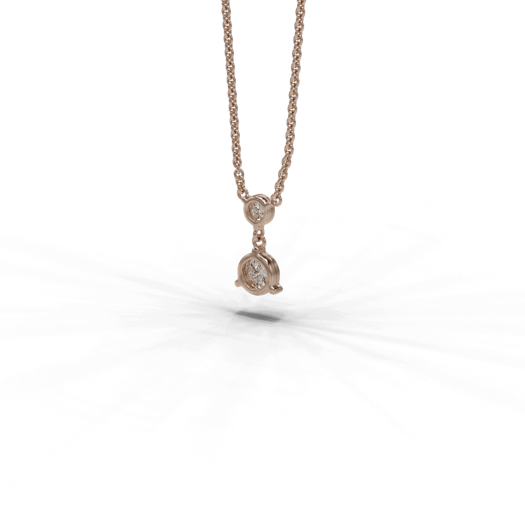 18K Fleabane Gold Necklace