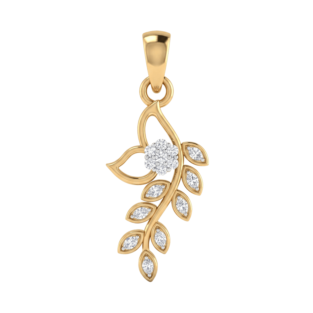 18K Luna Gold Pendant