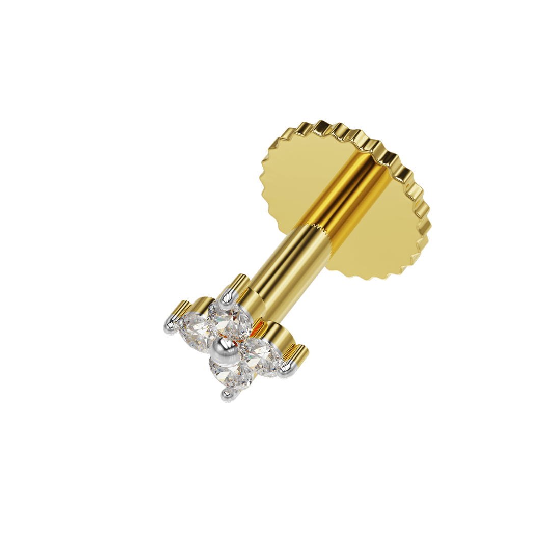18K Avril Diamond Nose Stud