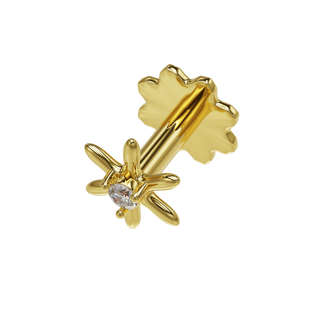 18K Eva Diamond Nose Stud
