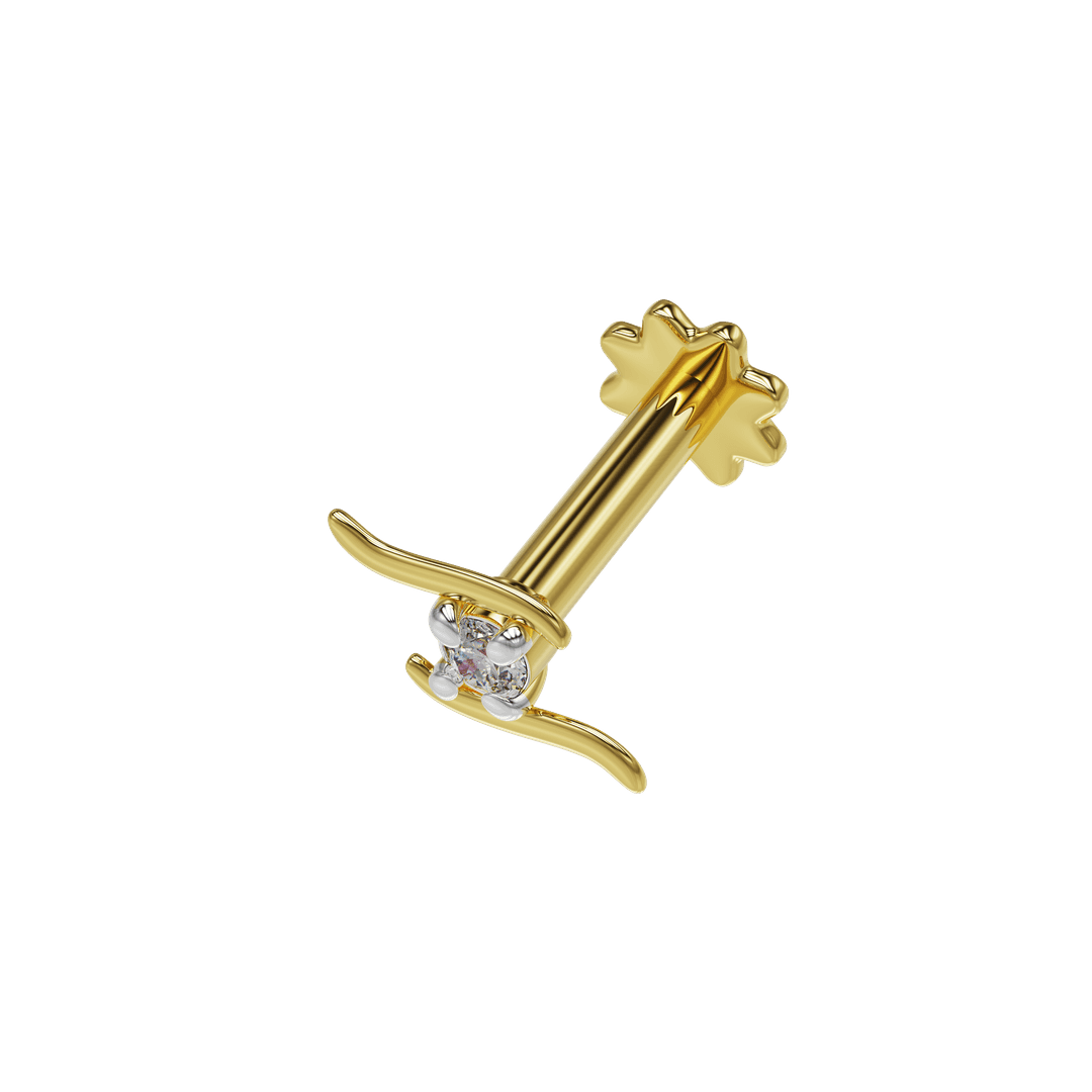18K Aliza Diamond Nose Stud