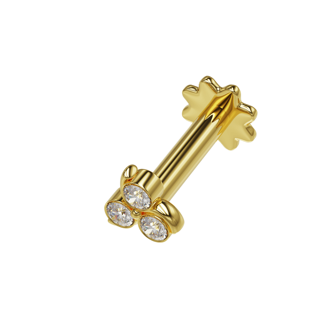 18K Alba Diamond Nose Stud