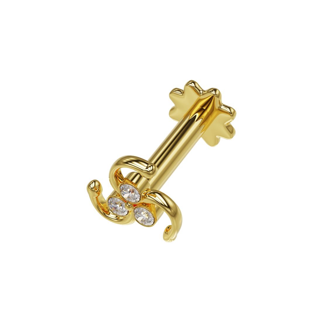 18K Riva Diamond Nose Stud